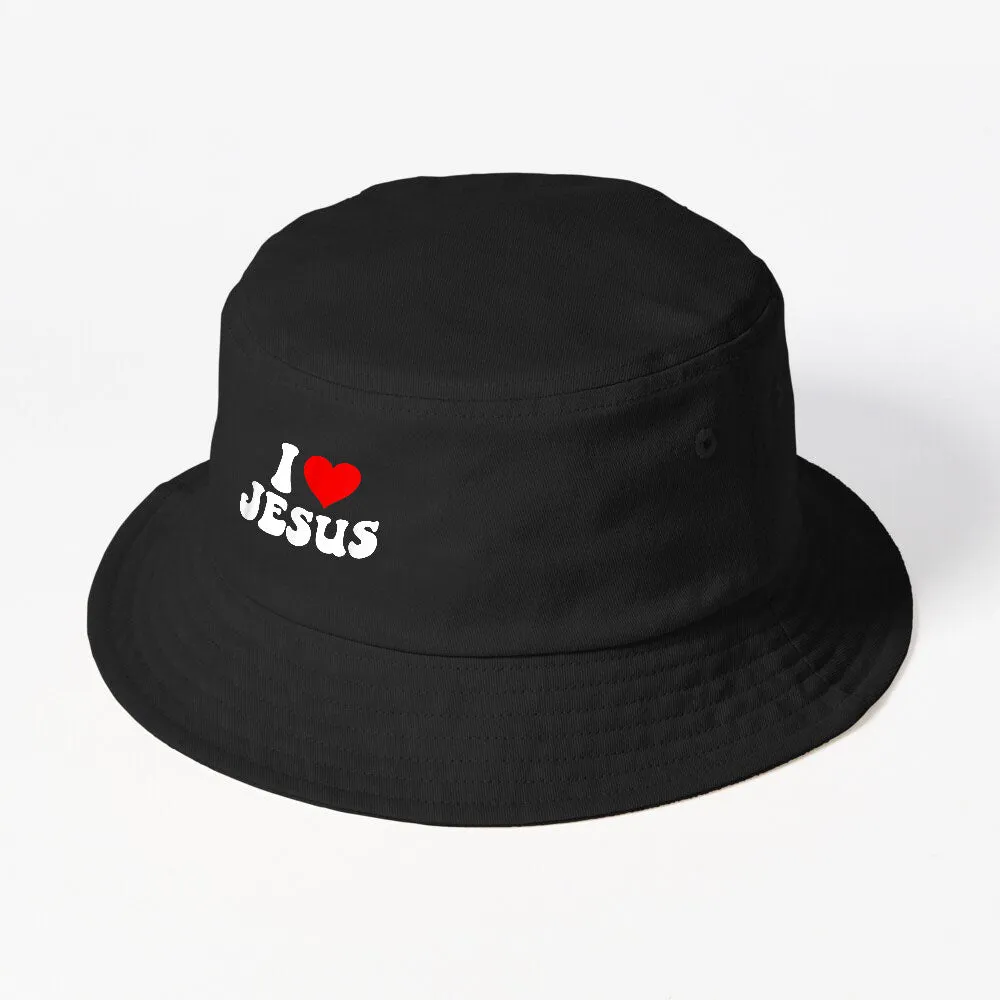 I Love Jesus Bible Christ Bucket Hat