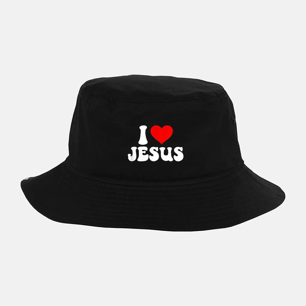 I Love Jesus Bible Christ Bucket Hat