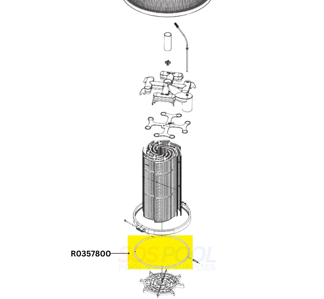 Jandy Tank O-Ring For DEV and DEL Filters | R0357800