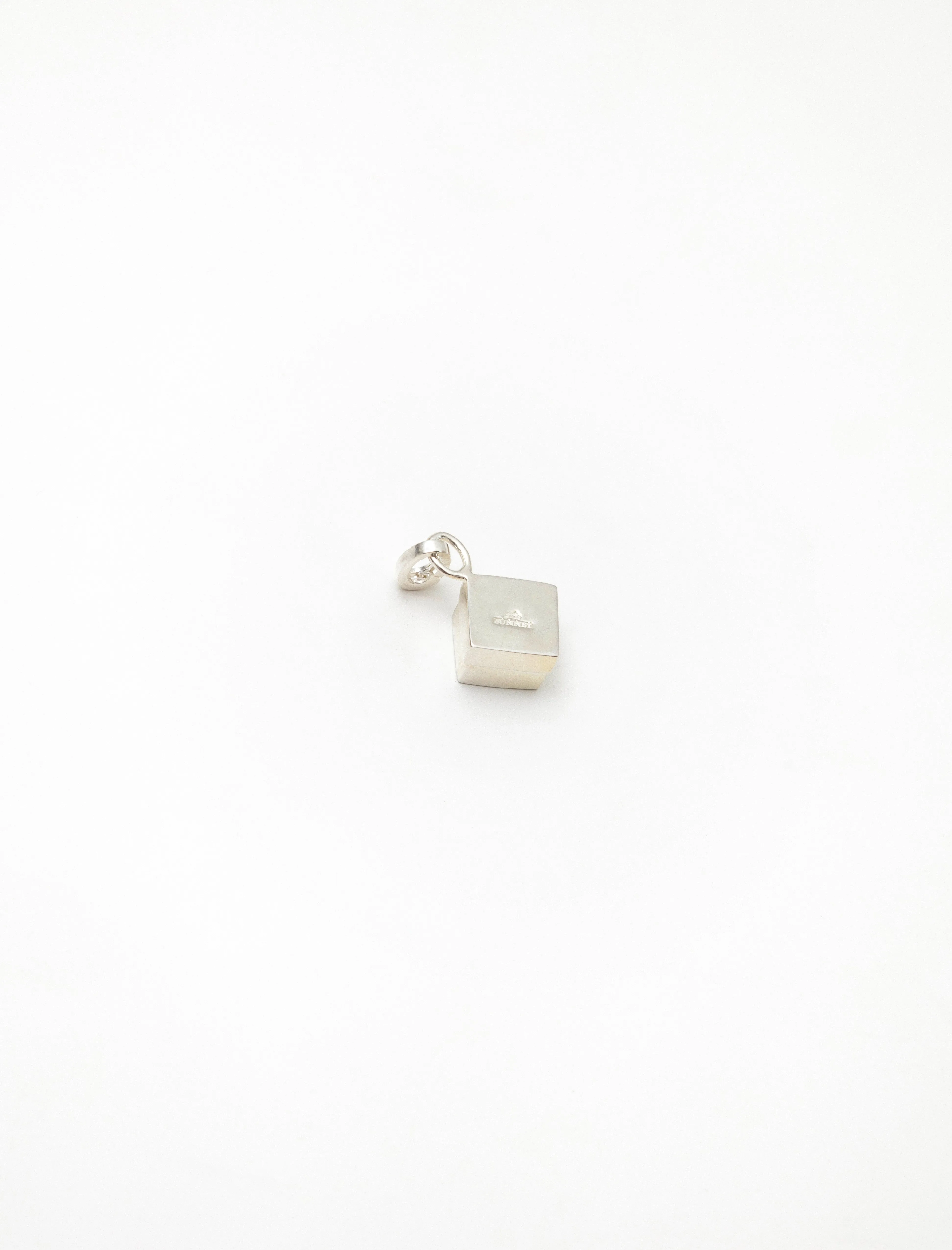 Jewellery Box Charm w/ Clasp Silver