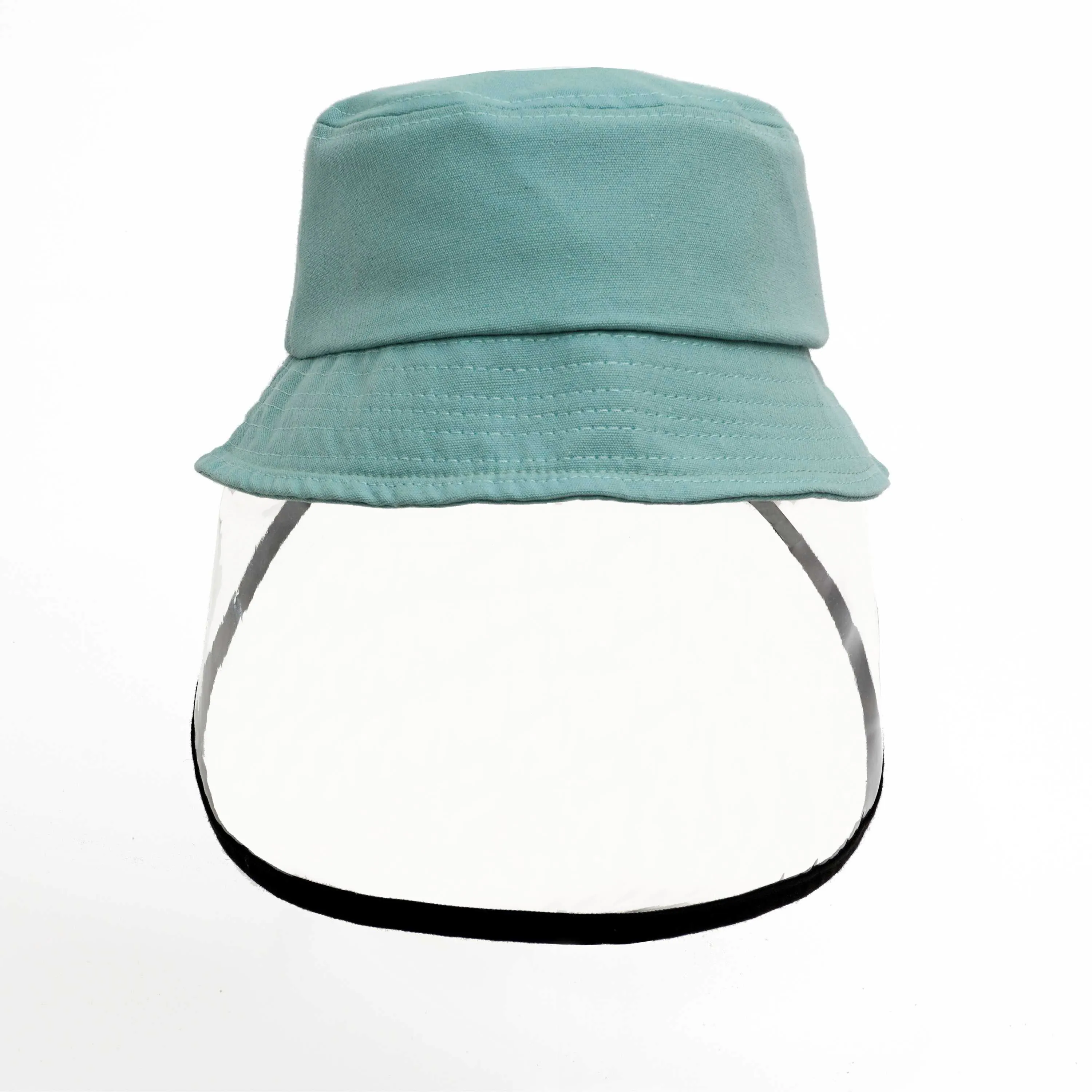 KIDS BUCKET HAT WITH CLEAR FACE SHIELD