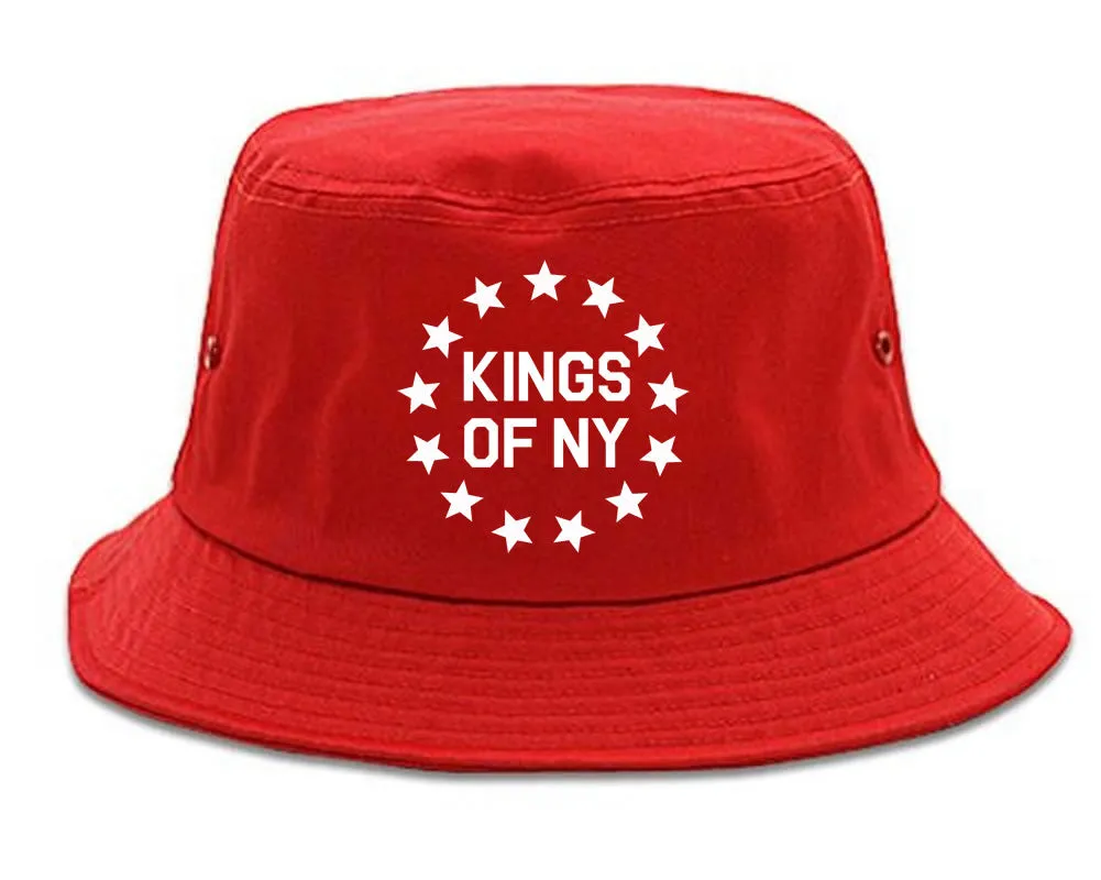 Kings Of NY Classic Stars Logo Chest Bucket Hat