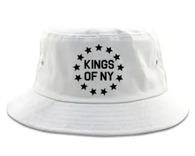 Kings Of NY Classic Stars Logo Chest Bucket Hat