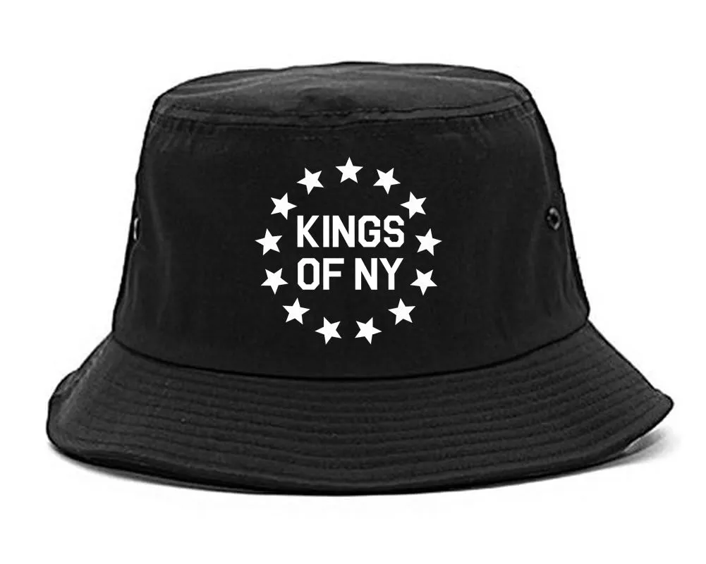 Kings Of NY Classic Stars Logo Chest Bucket Hat