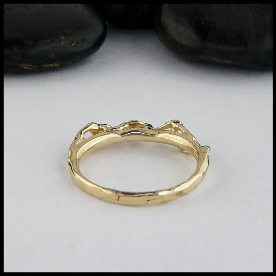 Leaf and Vine Wedding Band