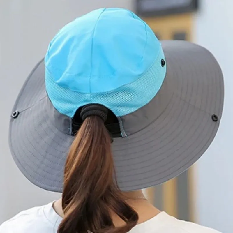 Light and Breathable Fisherman's Ponytail Sunshade Hat