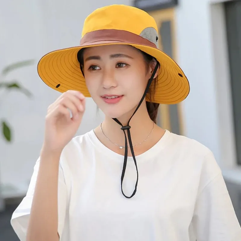 Light and Breathable Fisherman's Ponytail Sunshade Hat