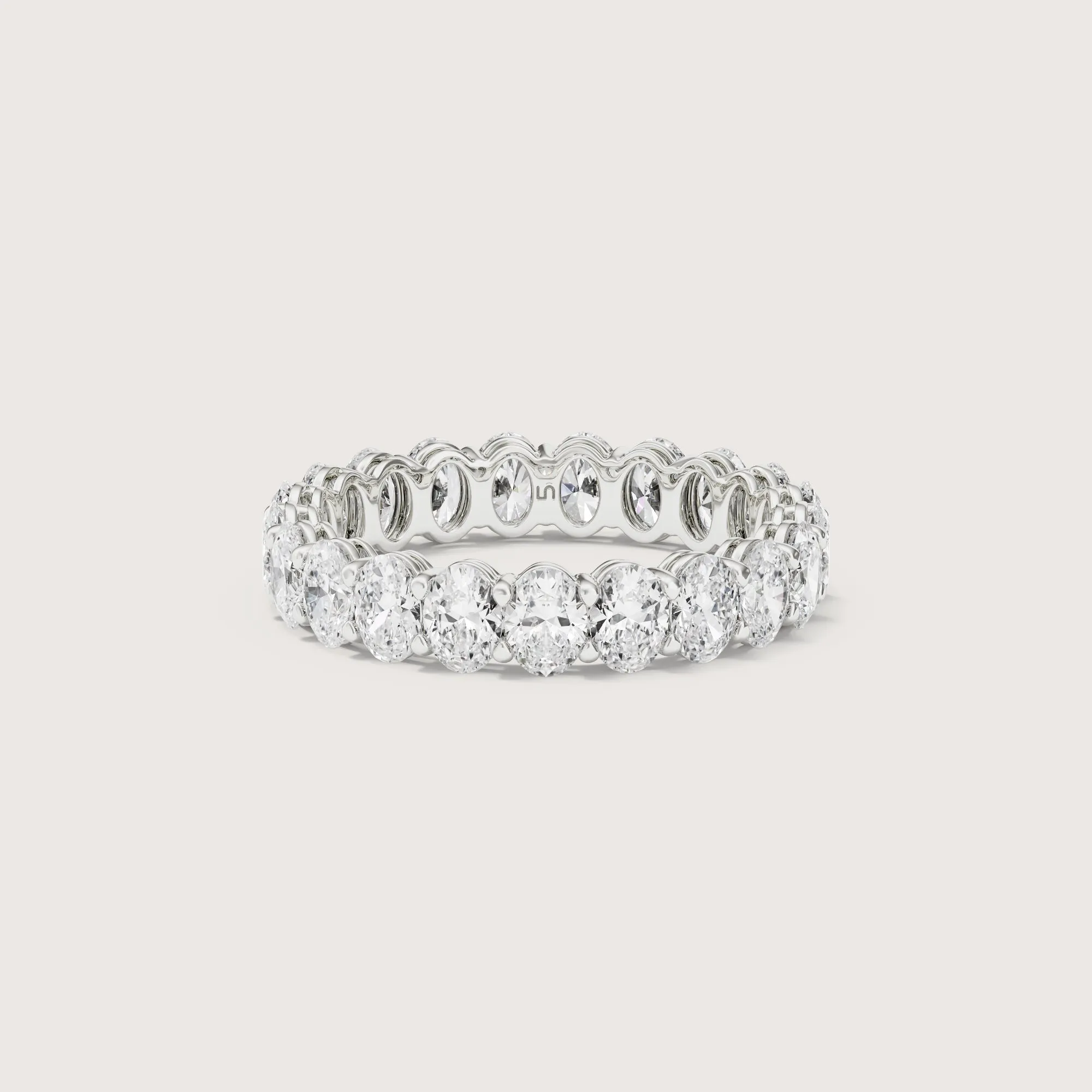 Lilia Oval Diamond Band  | Endless Diamonds