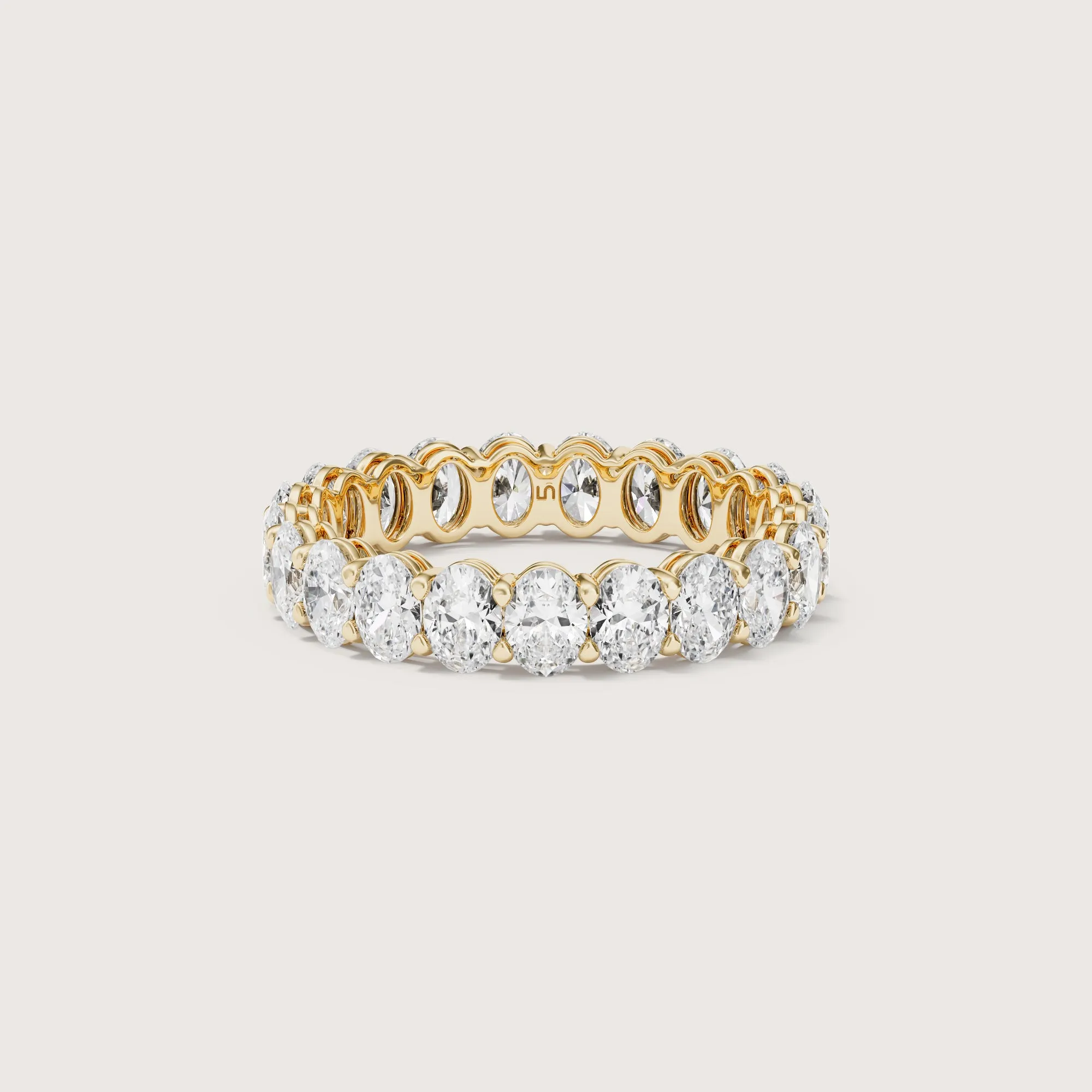 Lilia Oval Diamond Band  | Endless Diamonds