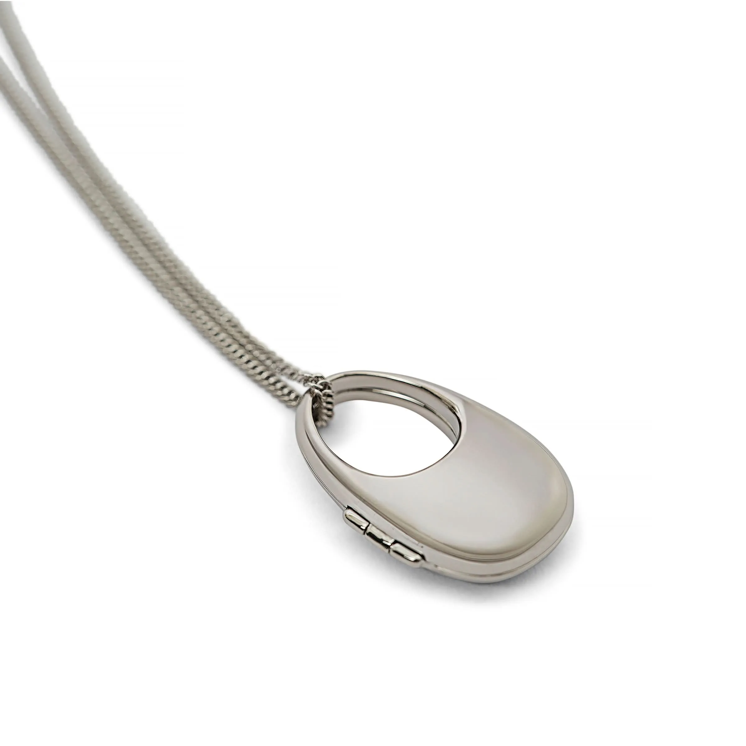 Locket Necklace in Silver