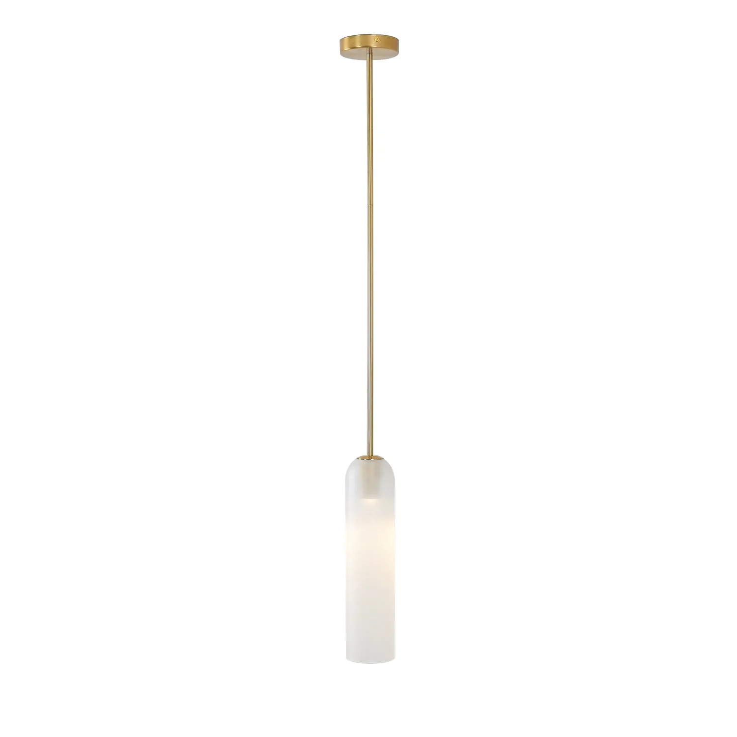 Long Tube Glass Pendant Lamp