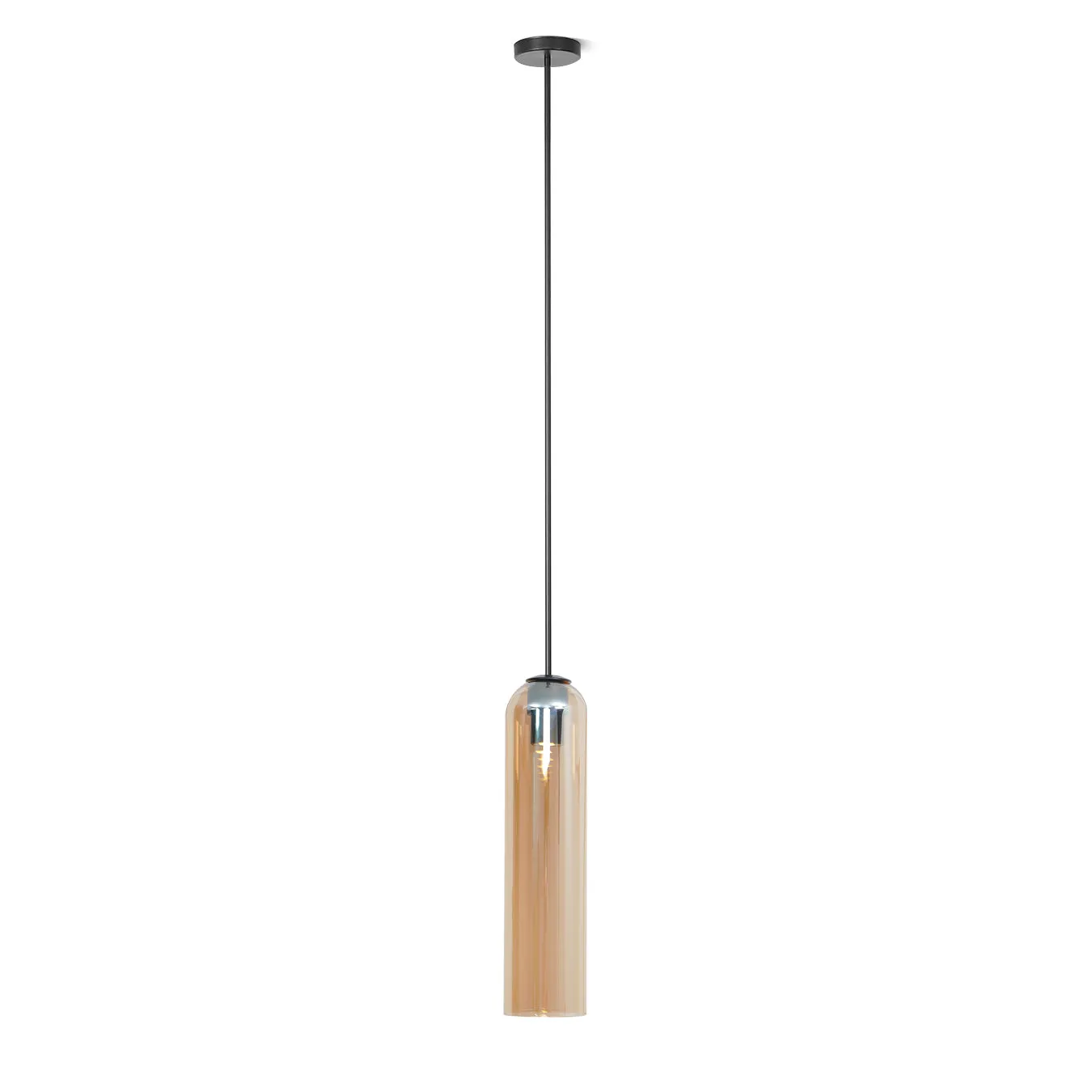 Long Tube Glass Pendant Lamp