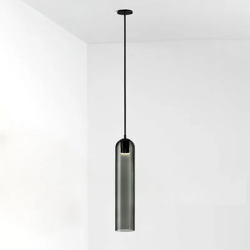 Long Tube Glass Pendant Lamp