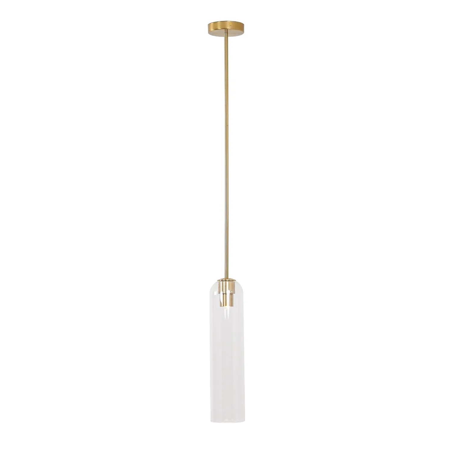 Long Tube Glass Pendant Lamp