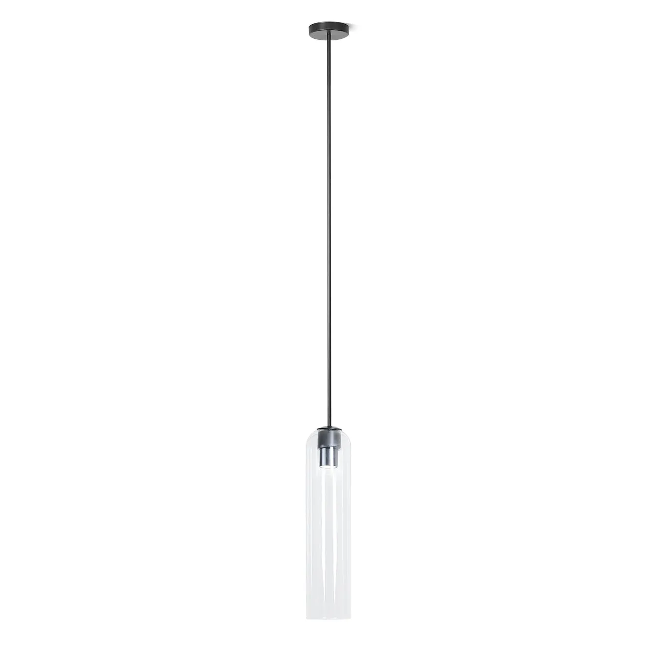 Long Tube Glass Pendant Lamp