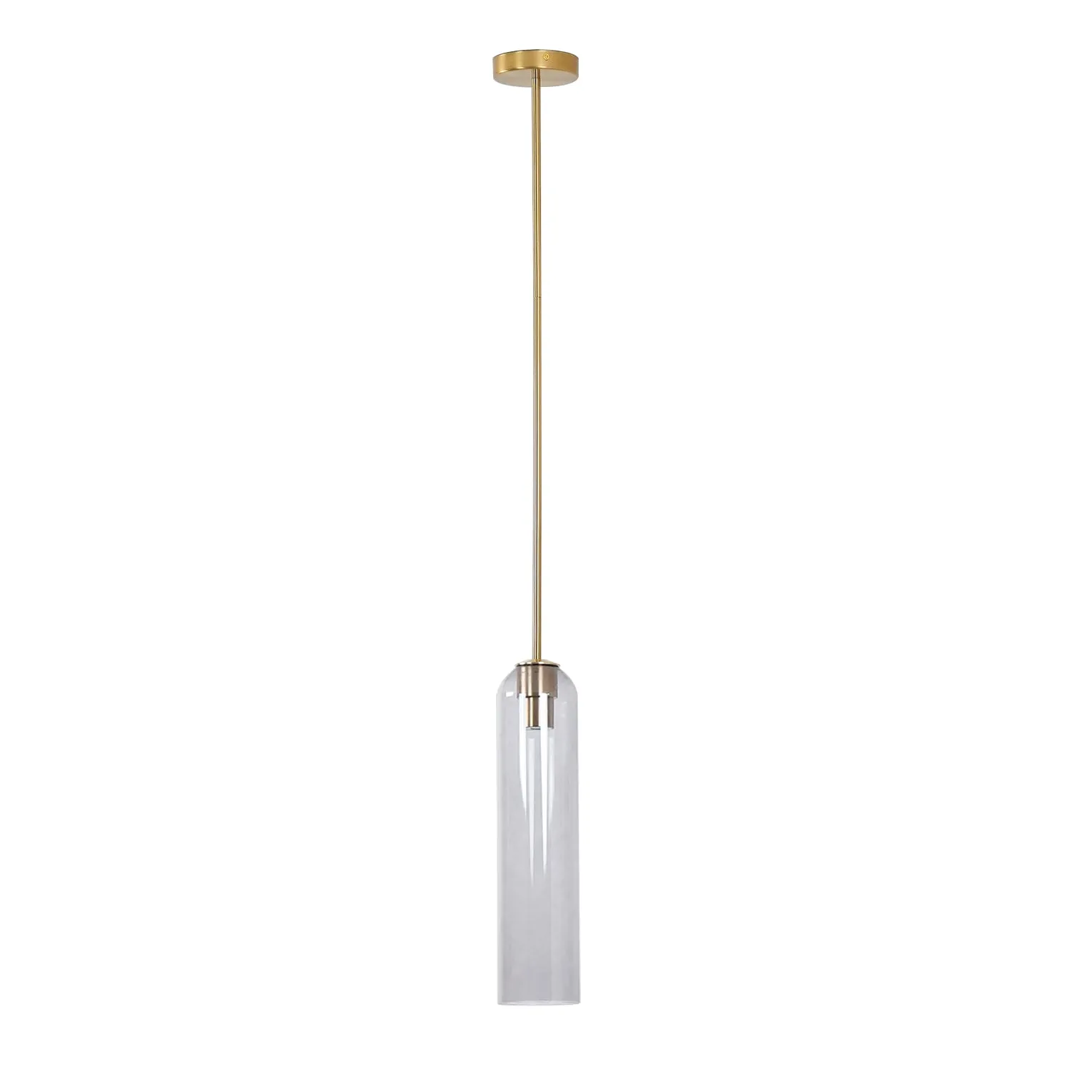 Long Tube Glass Pendant Lamp