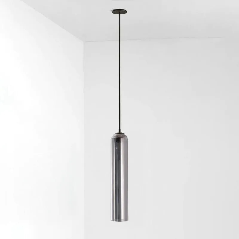 Long Tube Glass Pendant Lamp