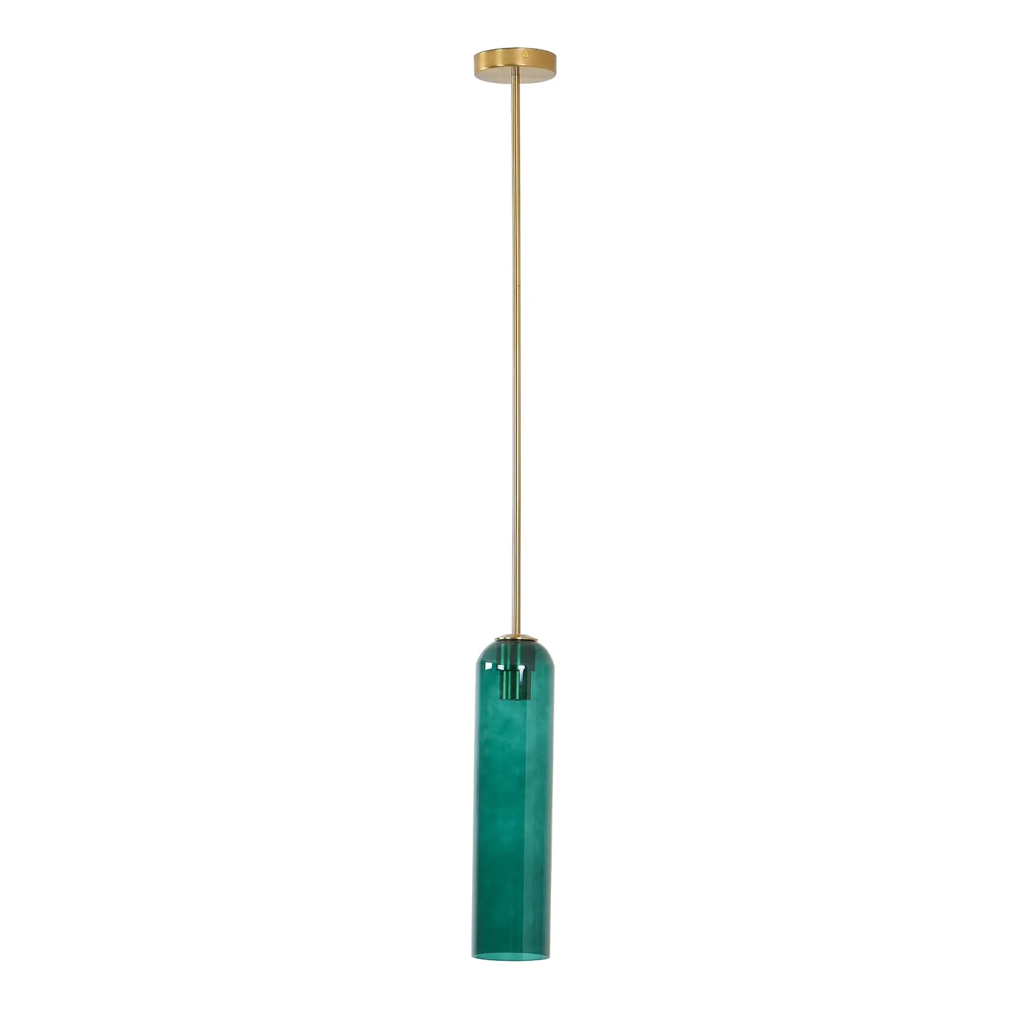 Long Tube Glass Pendant Lamp