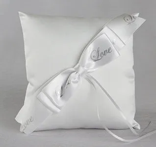 Love Ribbon Ring Bearer Pillow