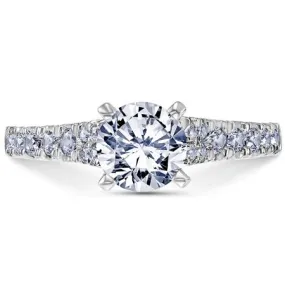 Luminaire Double Row Engagement Ring