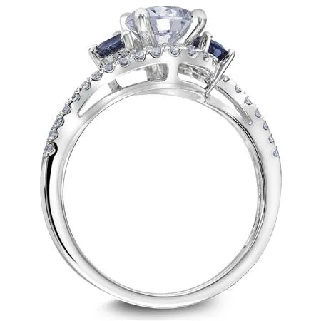 Luminaire Sapphire Twist Engagement Ring