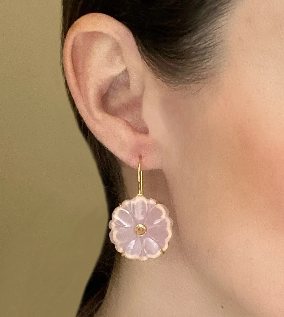 Magnolia Earring-Blush Pink