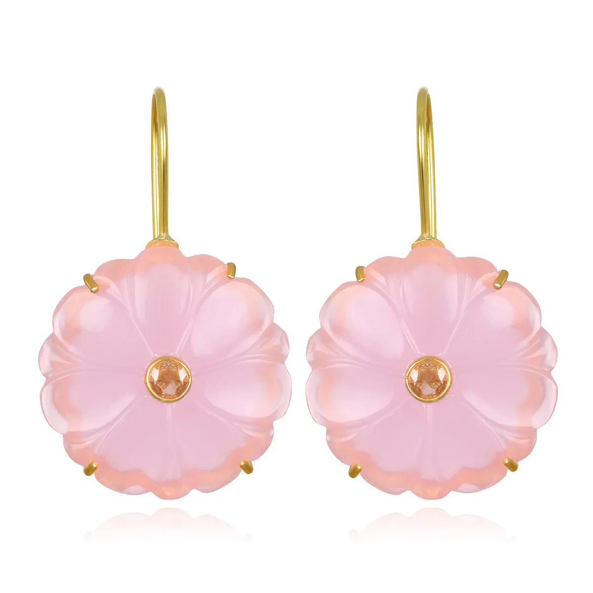 Magnolia Earring-Blush Pink