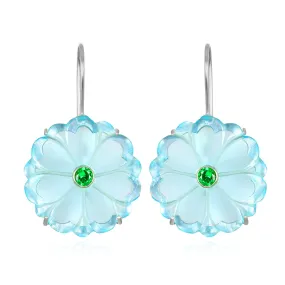 Magnolia Earring-Sky Blue