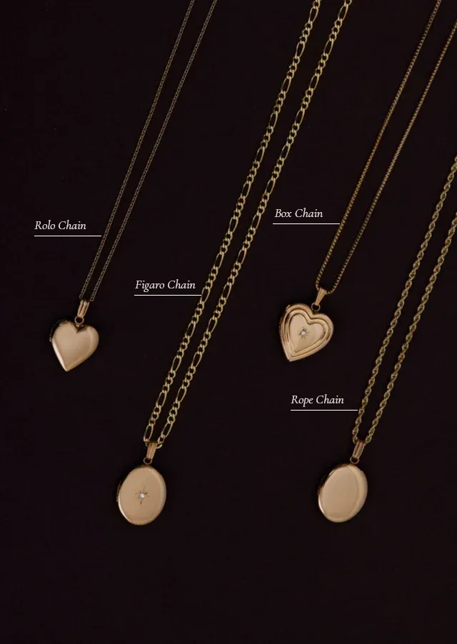 Maison Heart Locket Necklace