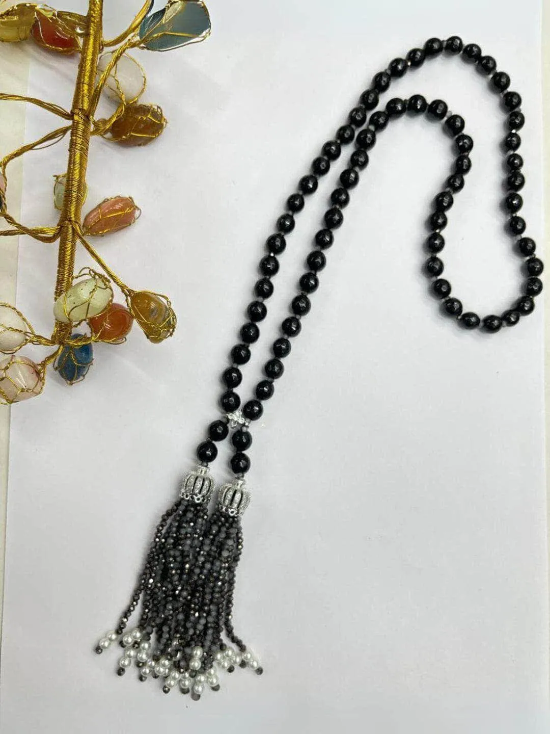 Mala Tassel Necklace