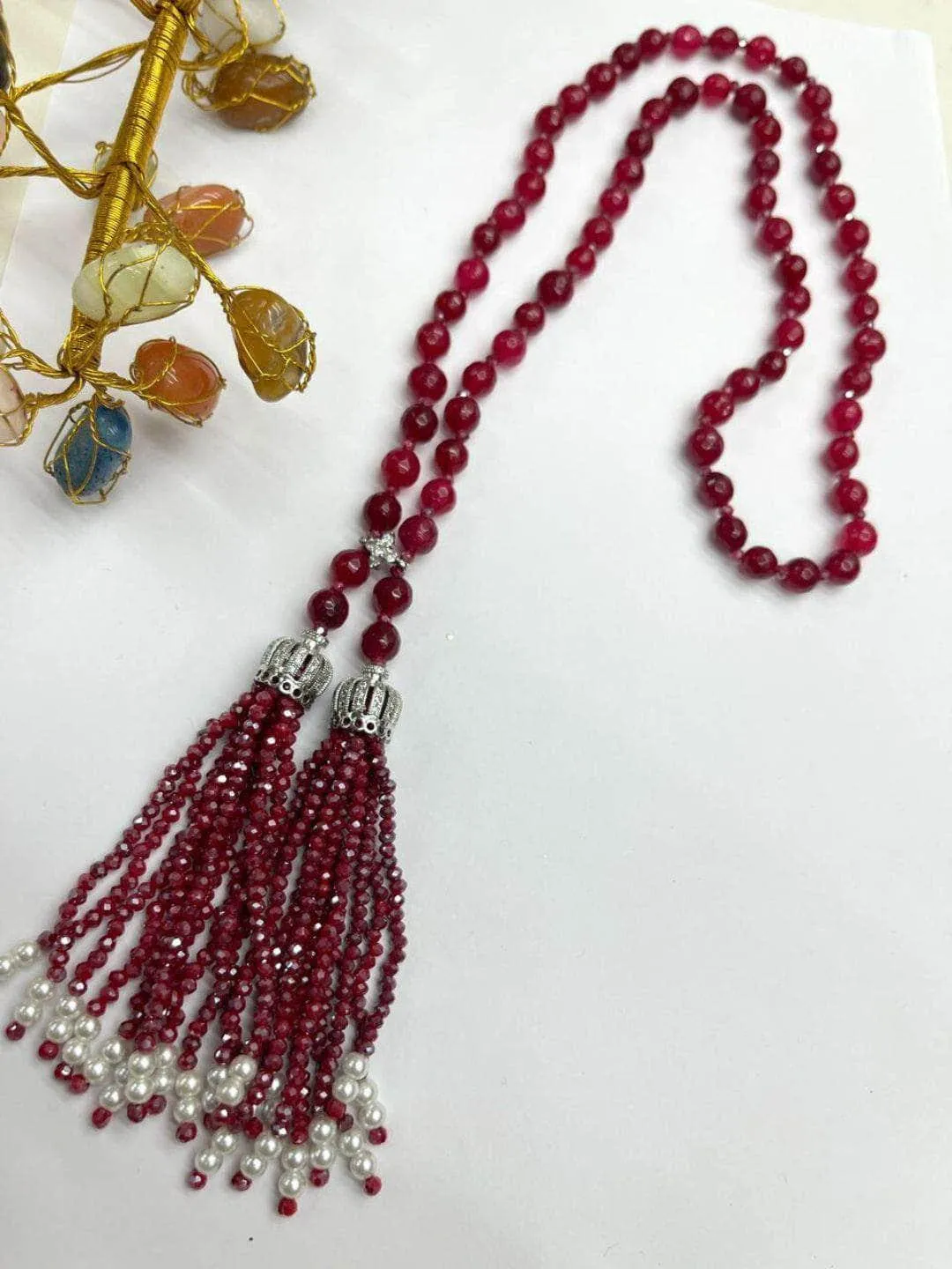 Mala Tassel Necklace