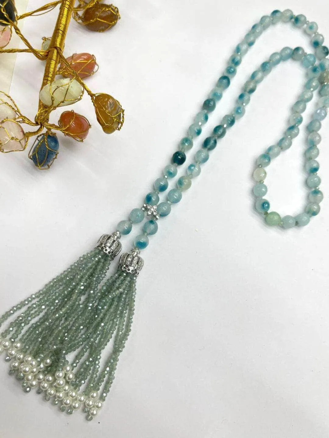 Mala Tassel Necklace