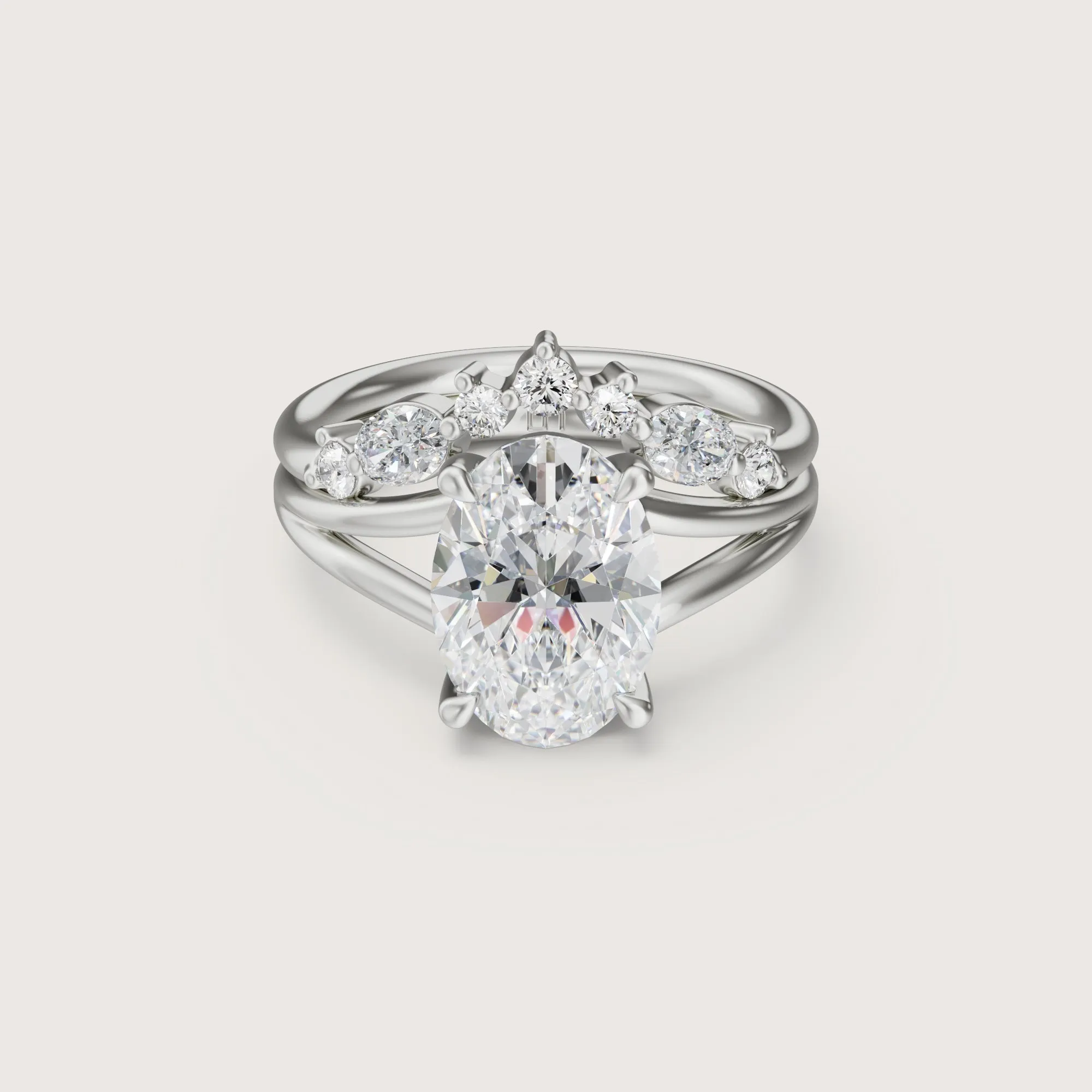 Margot Band Oval | Halfway Diamond