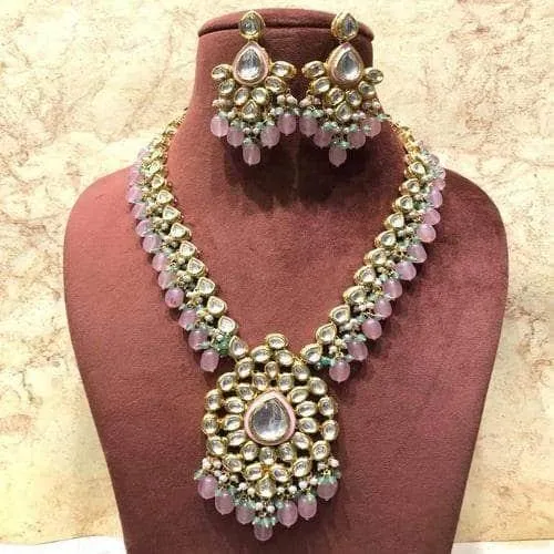 Meena Kundan Pendant Necklace