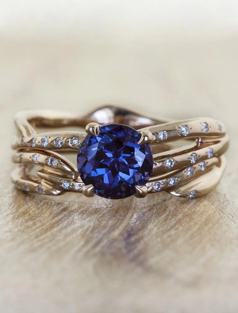 Melinda Sapphire   Selene Ring Set