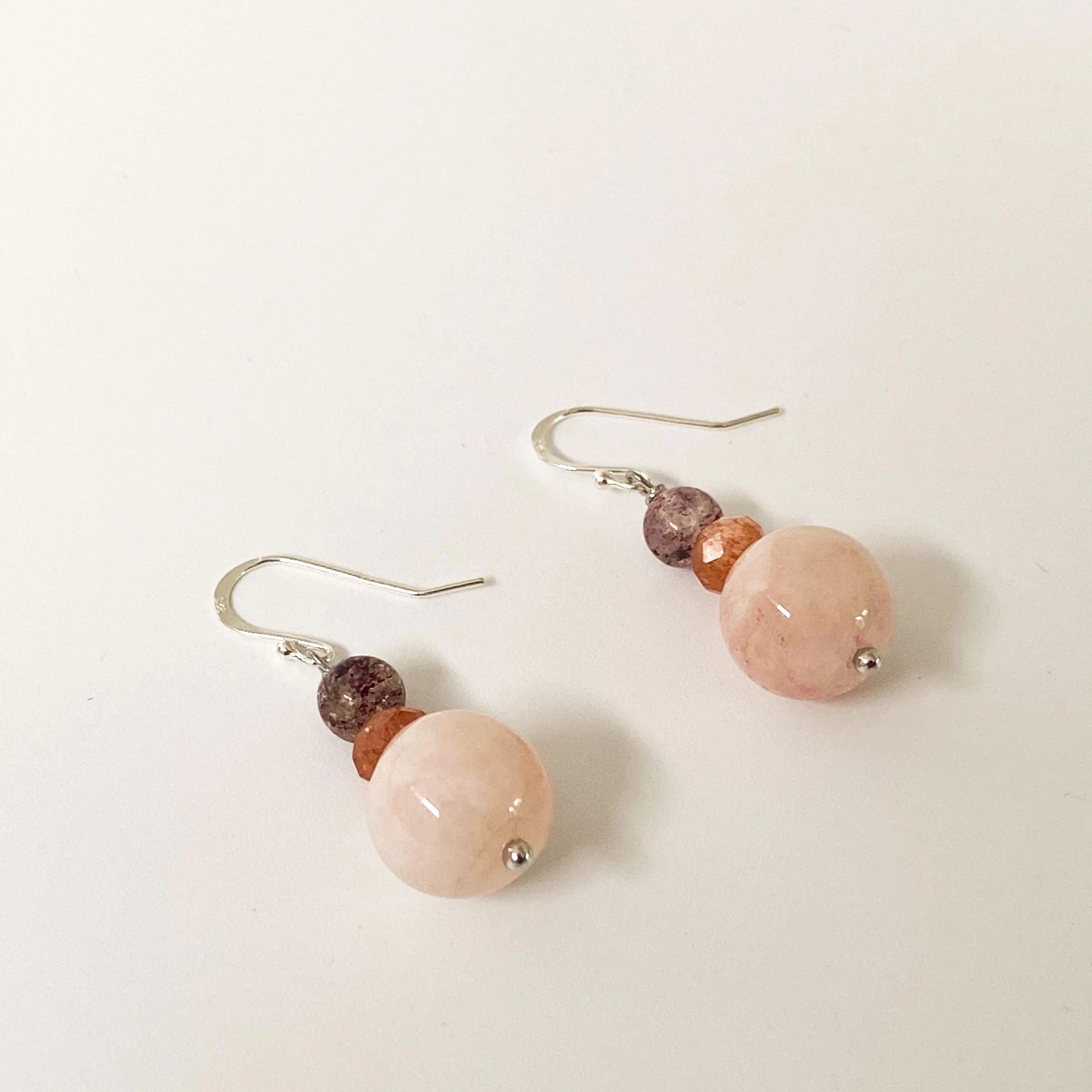 Melissa Earring | Rose Quartz