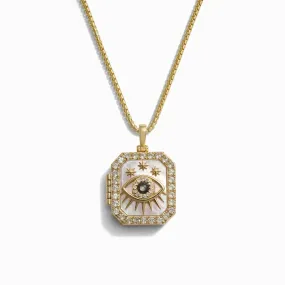 Men's Third Eye Locket Necklace