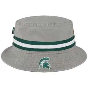 Michigan State Spartans Grey Relaxed Twill Bucket Hat