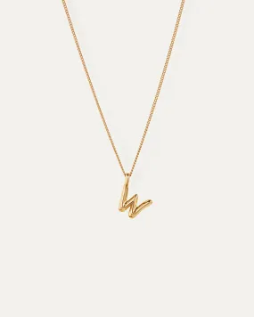 Monogram Necklace - W