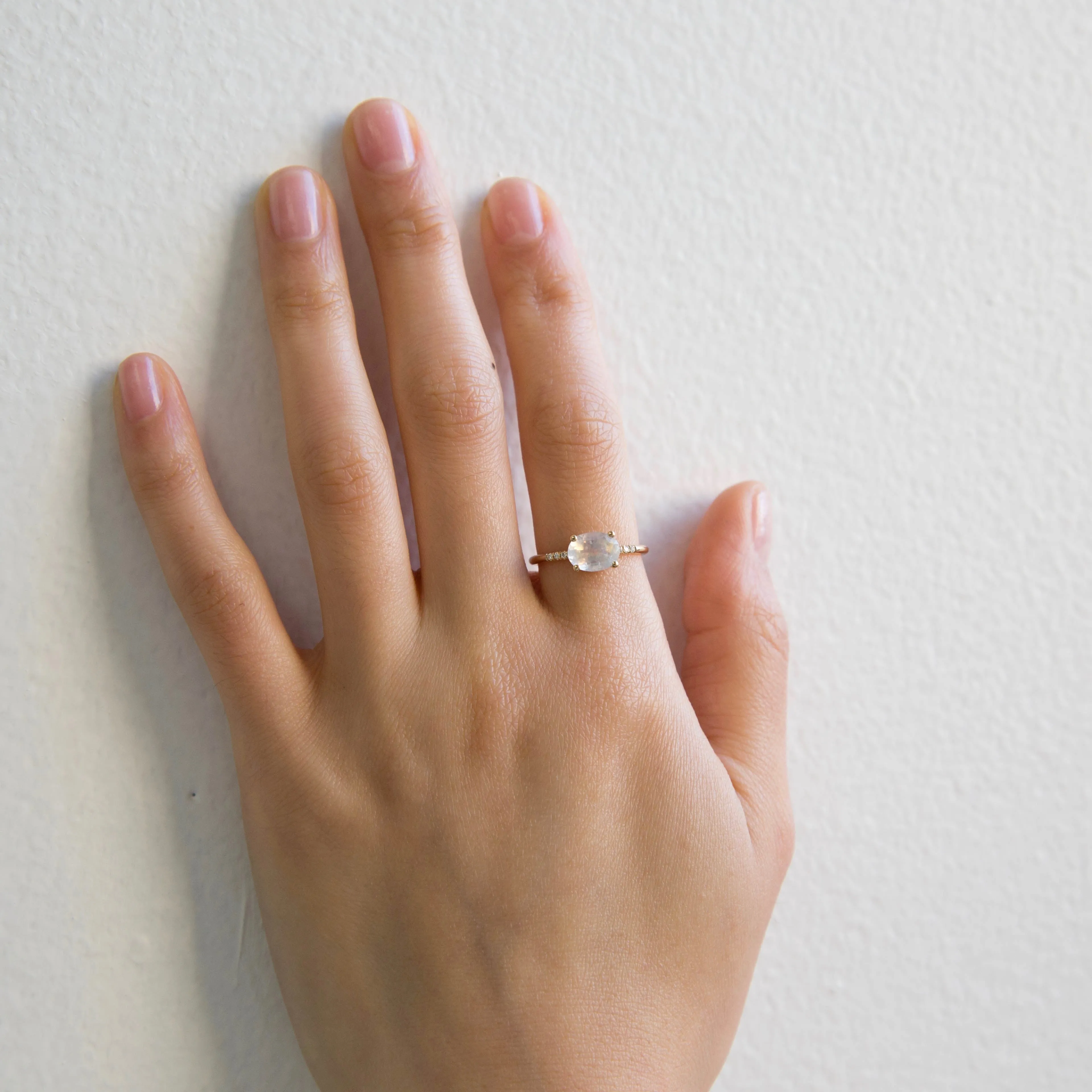 Moonstone Equilibrium Ring (ready to ship option)*