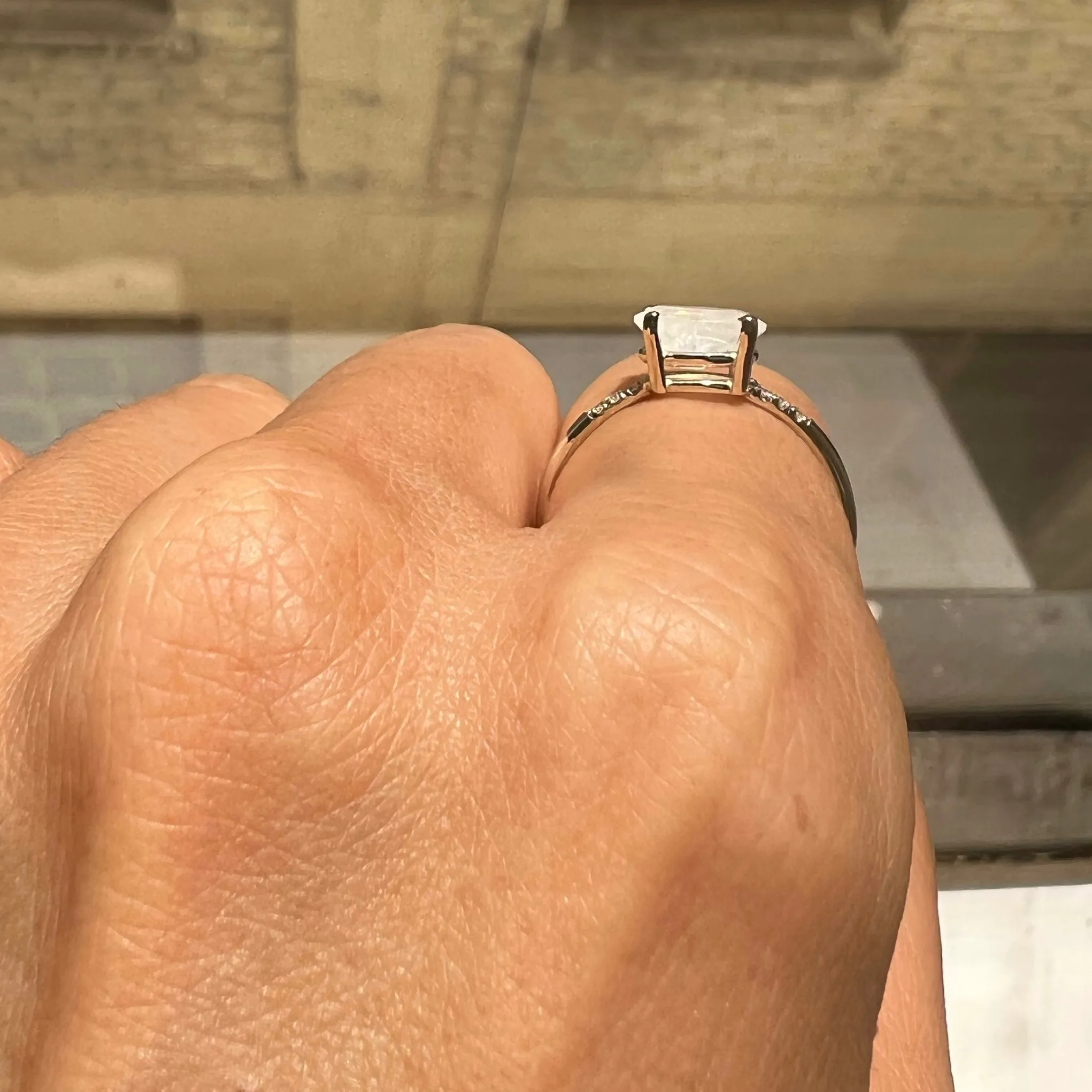 Moonstone Equilibrium Ring (ready to ship option)*