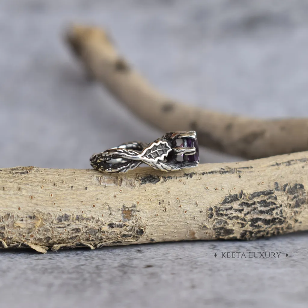 Nature's Serenade - Amethyst Ring