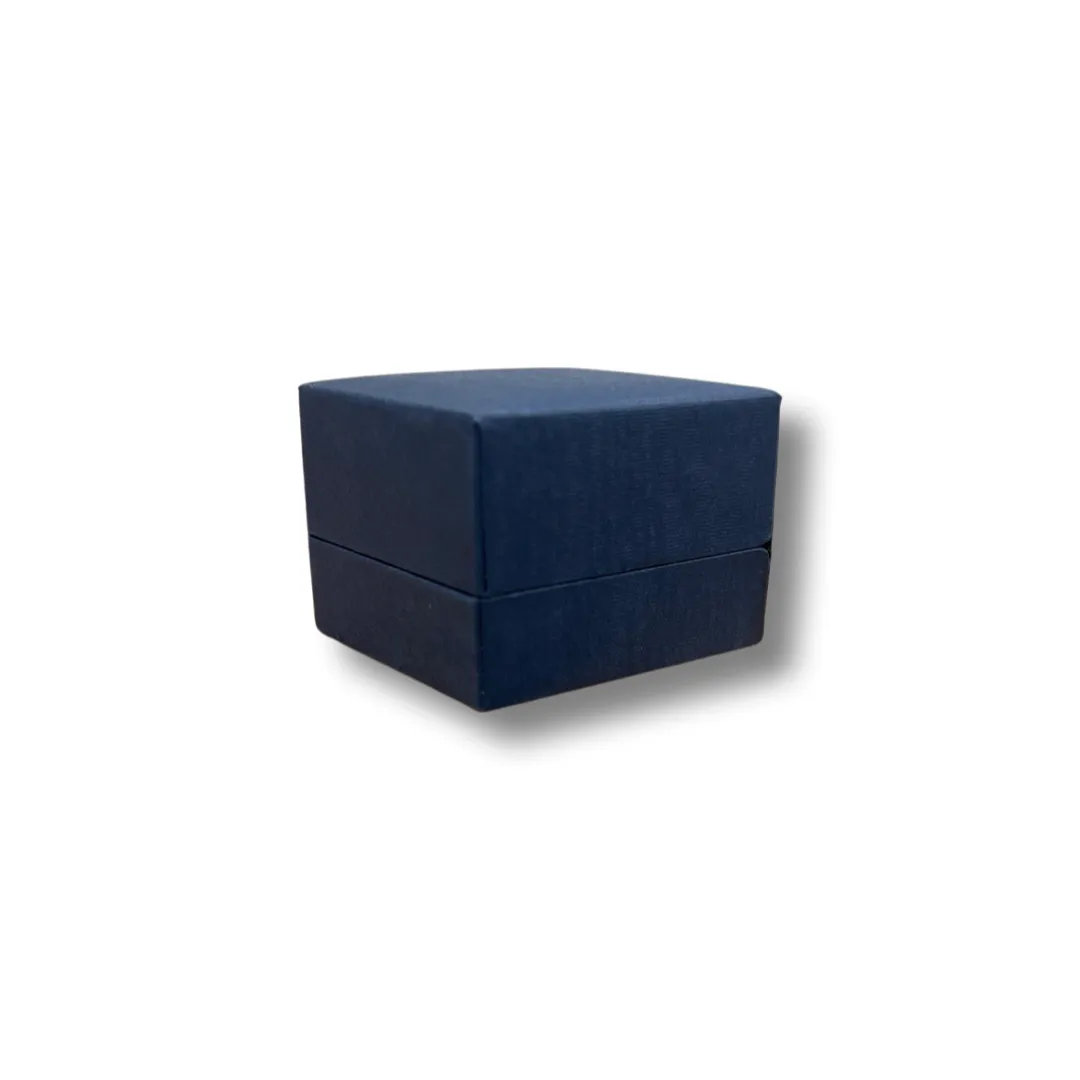 Navy Ring Box