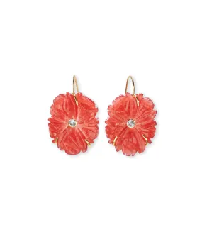 New Bloom Earrings in Poinsettia