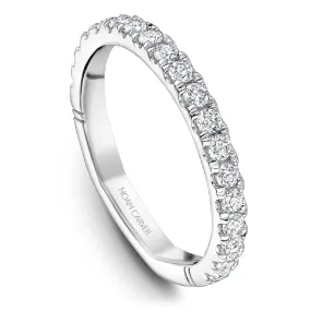 Noam Carver Atelier Straight Diamond Wedding Band in White Gold