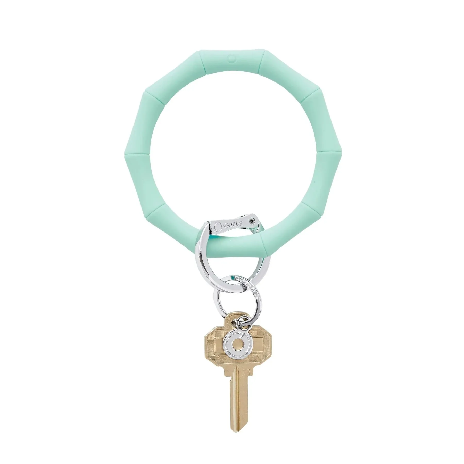 O-Venture Silicone Key Ring - Pistachio Bamboo