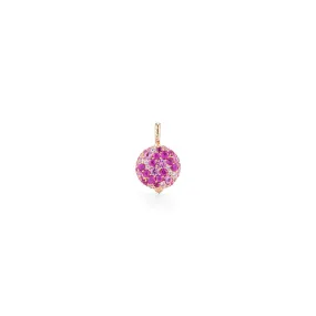 OC X WF 18K SMALL PINK SAPPHIRE PEBBLE LOCKET