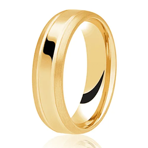 Patterned Gents Wedding Band