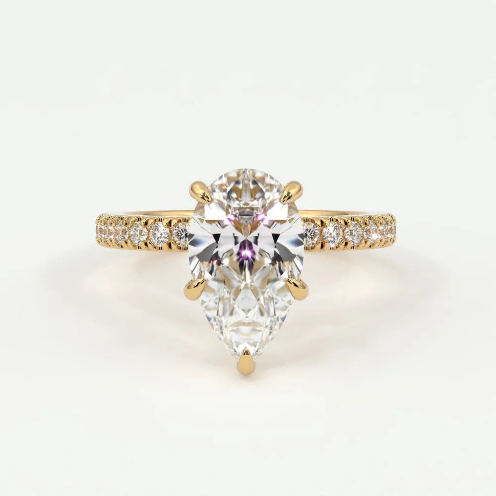 Pear Diamond Engagement Rings