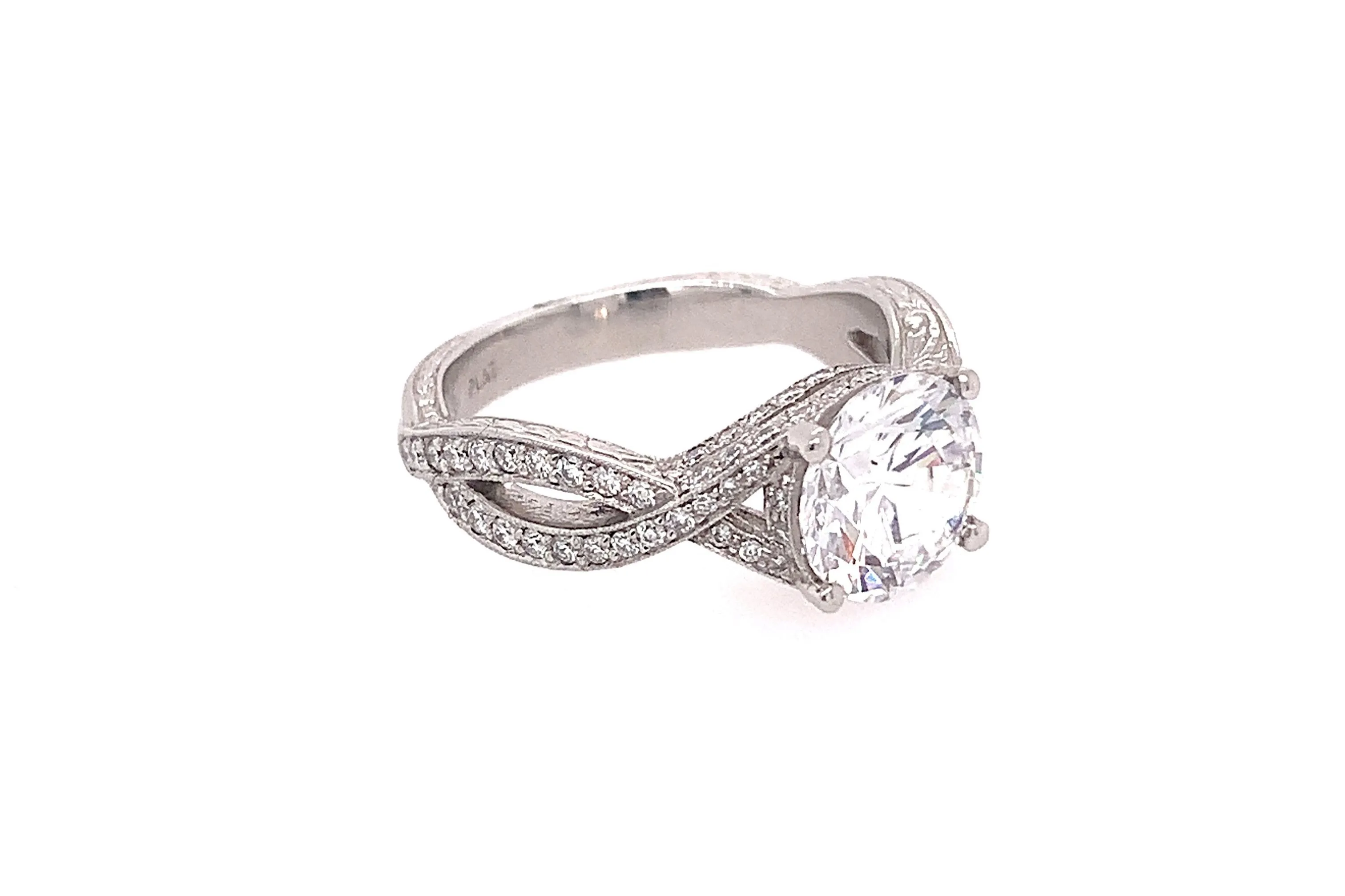 Penny Preville Infinity Engagement Ring Semi-Mount